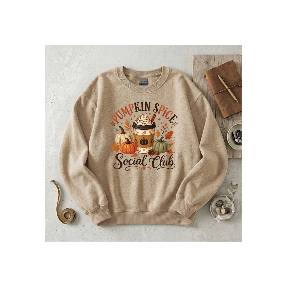 Pumpkin Spice Social Club Crewneck Sweatshirt