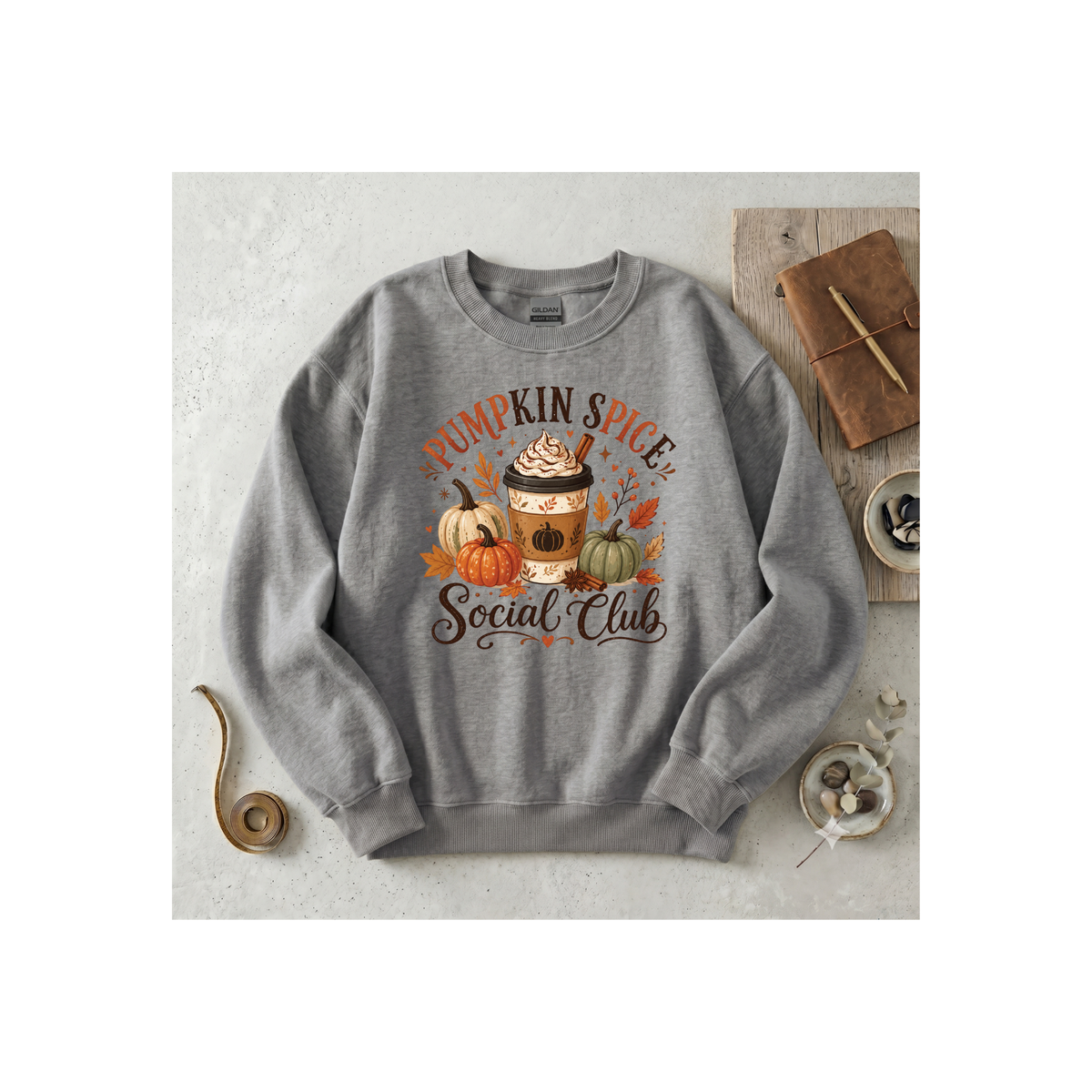 Pumpkin Spice Social Club Crewneck Sweatshirt