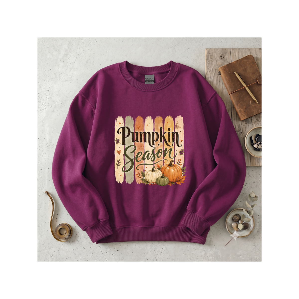 Pumpkin Season Fall Harvest Crewneck Sweatshirt