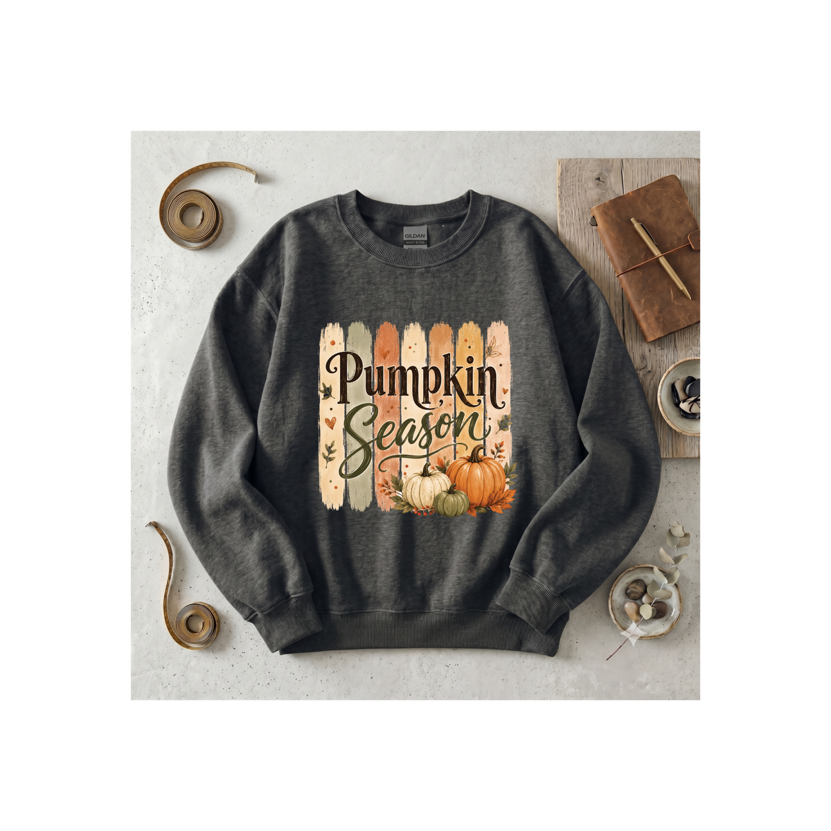 Pumpkin Season Fall Harvest Crewneck Sweatshirt
