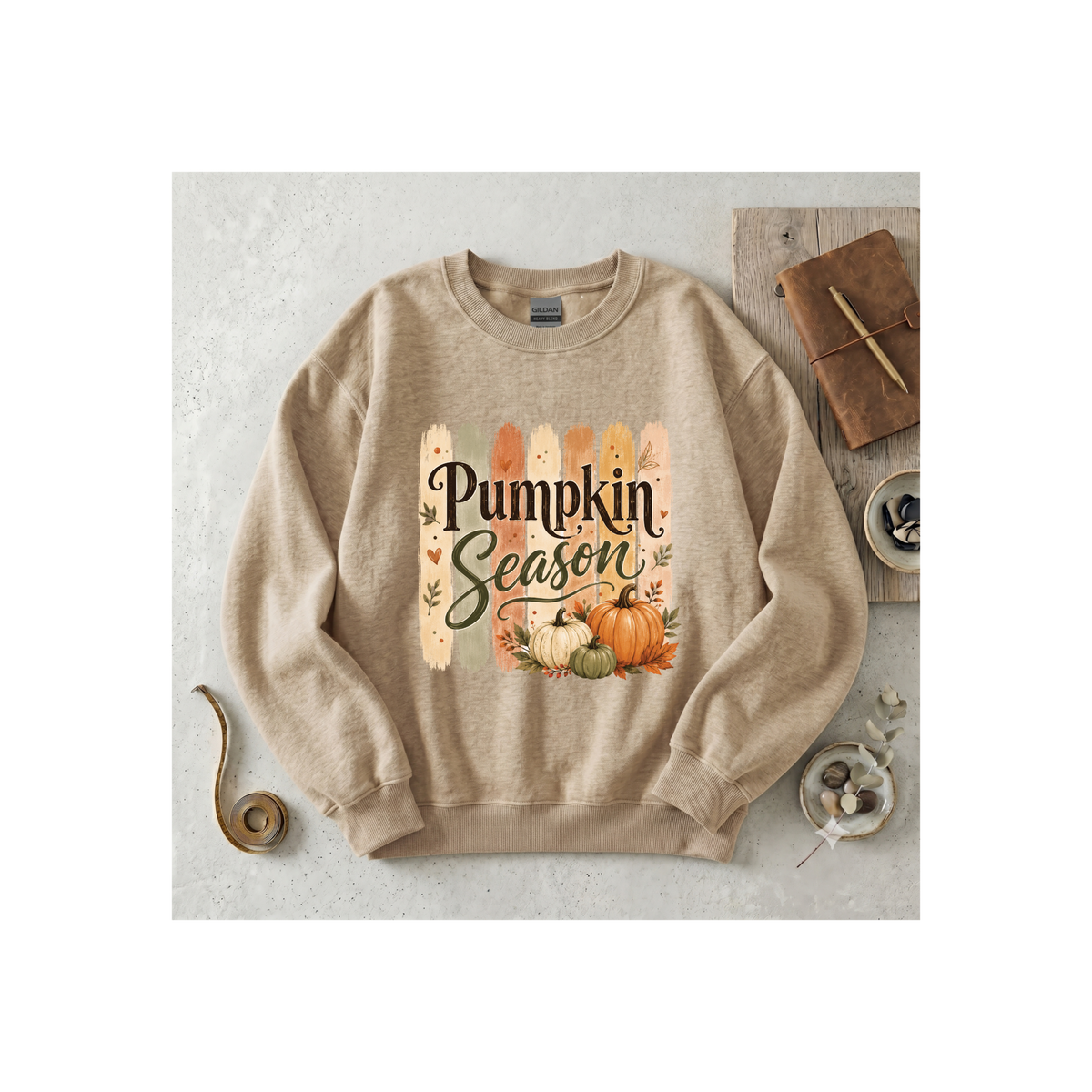 Pumpkin Season Fall Harvest Crewneck Sweatshirt