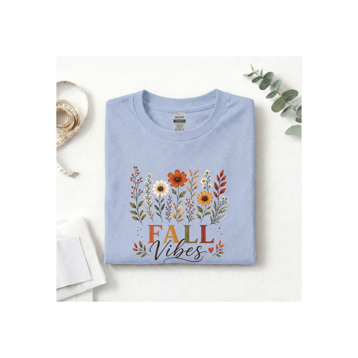 Fall Vibes Floral T-Shirt