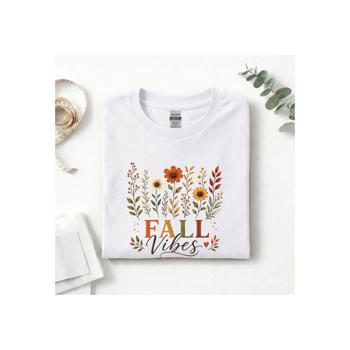 Fall Vibes Floral T-Shirt