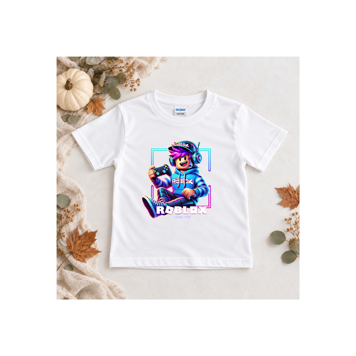 Roblox Gamer Boy Pixel Game Character T-Shirt