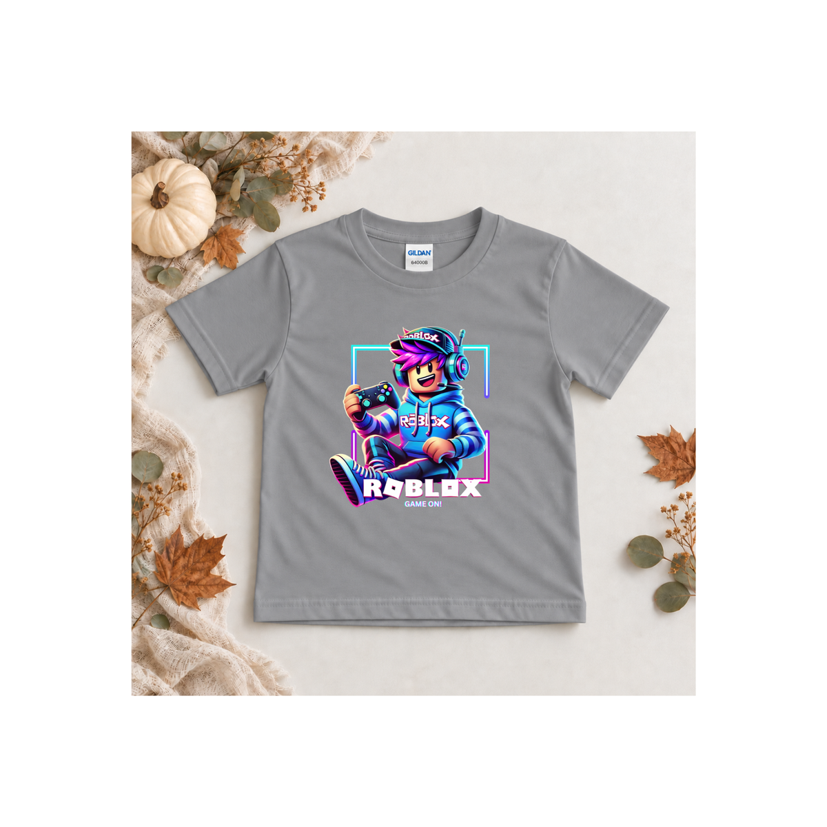 Roblox Gamer Boy Pixel Game Character T-Shirt
