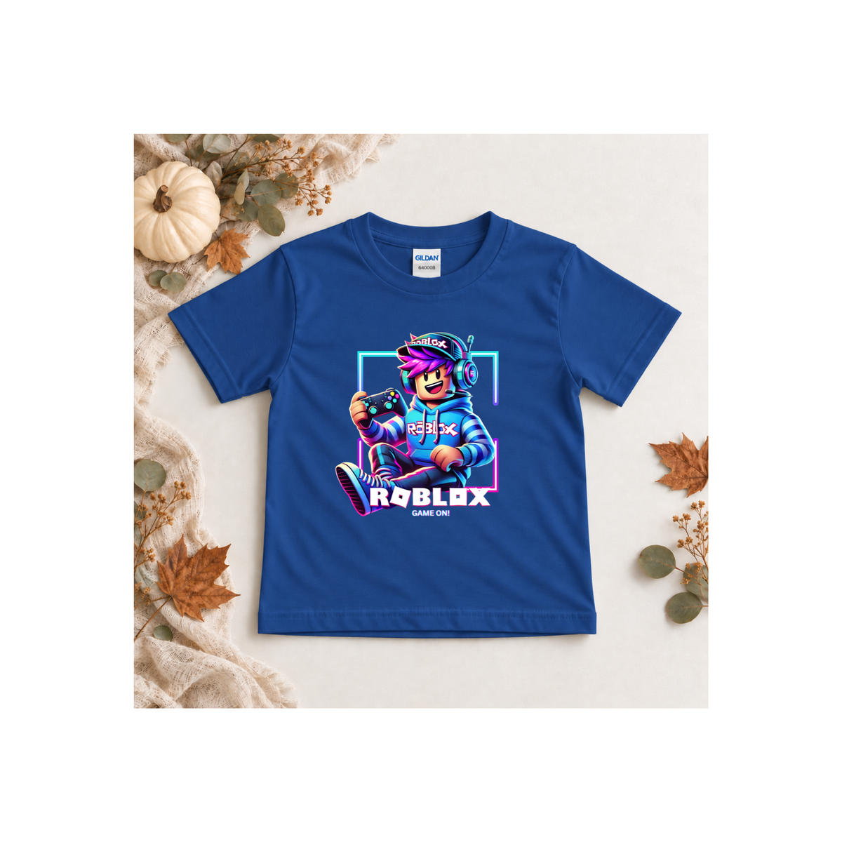 Roblox Gamer Boy Pixel Game Character T-Shirt