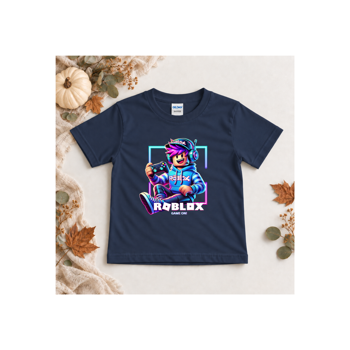 Roblox Gamer Boy Pixel Game Character T-Shirt