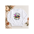 "A Little Dirt Never Hurt" Colorful Monster Truck Kids Crewneck Sweatshirt