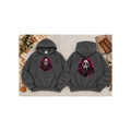 Scream Mask - Neon Drip Horror Graphic Hoodie (Front & Back Design)