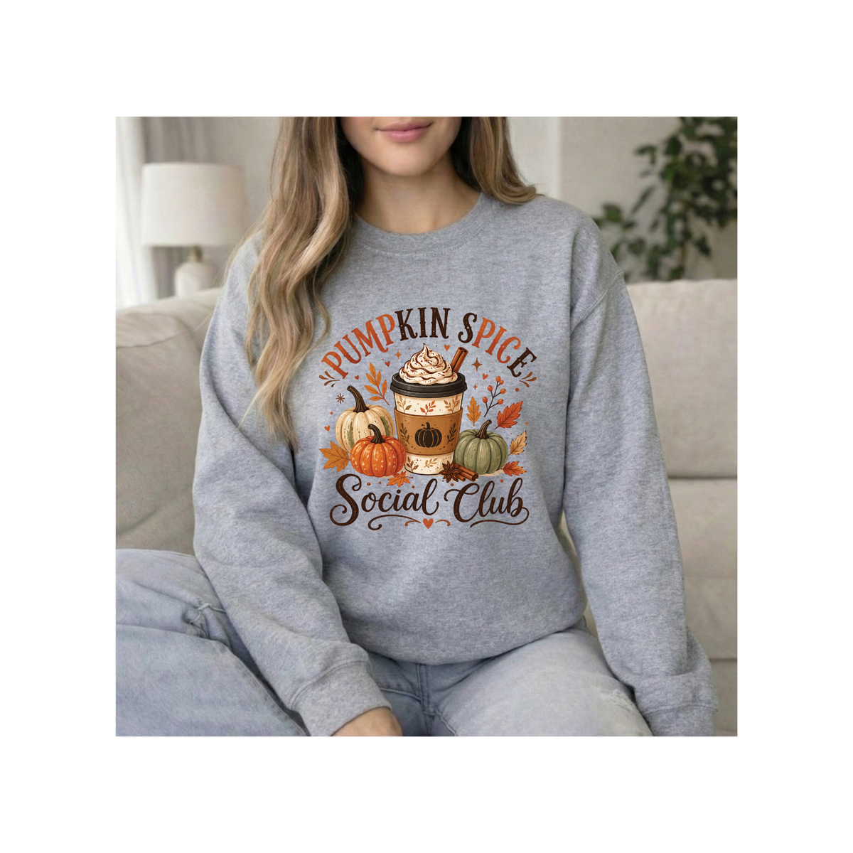 Pumpkin Spice Social Club Crewneck Sweatshirt