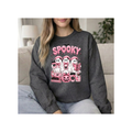 Spooky Pink Ghosts Halloween Crewneck Sweatshirt