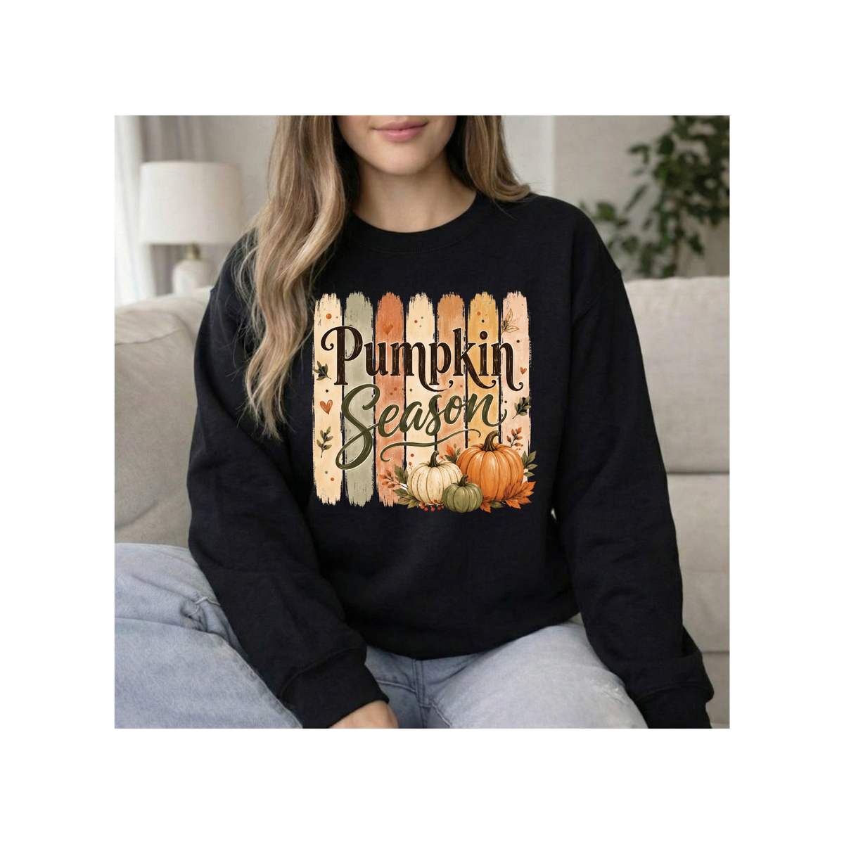 Pumpkin Season Fall Harvest Crewneck Sweatshirt