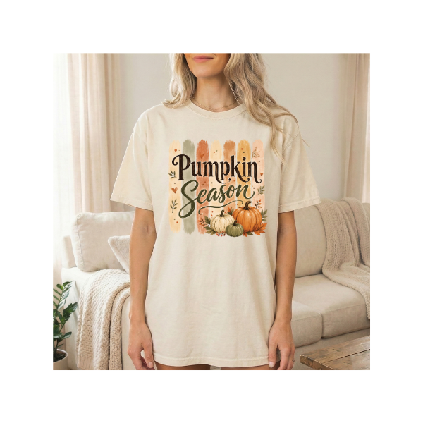 Pumpkin Season Fall Harvest T-Shirt (Comfort Colors)