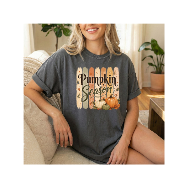 Pumpkin Season Fall Harvest T-Shirt (Comfort Colors)