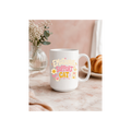 Emotional Support Cat - Cute Floral Pet Lover 15oz Mug Coffee Mug