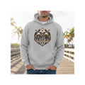 Hunting is My Therapy - Outdoor Hunting Graphic Fleece Lined Hoodie