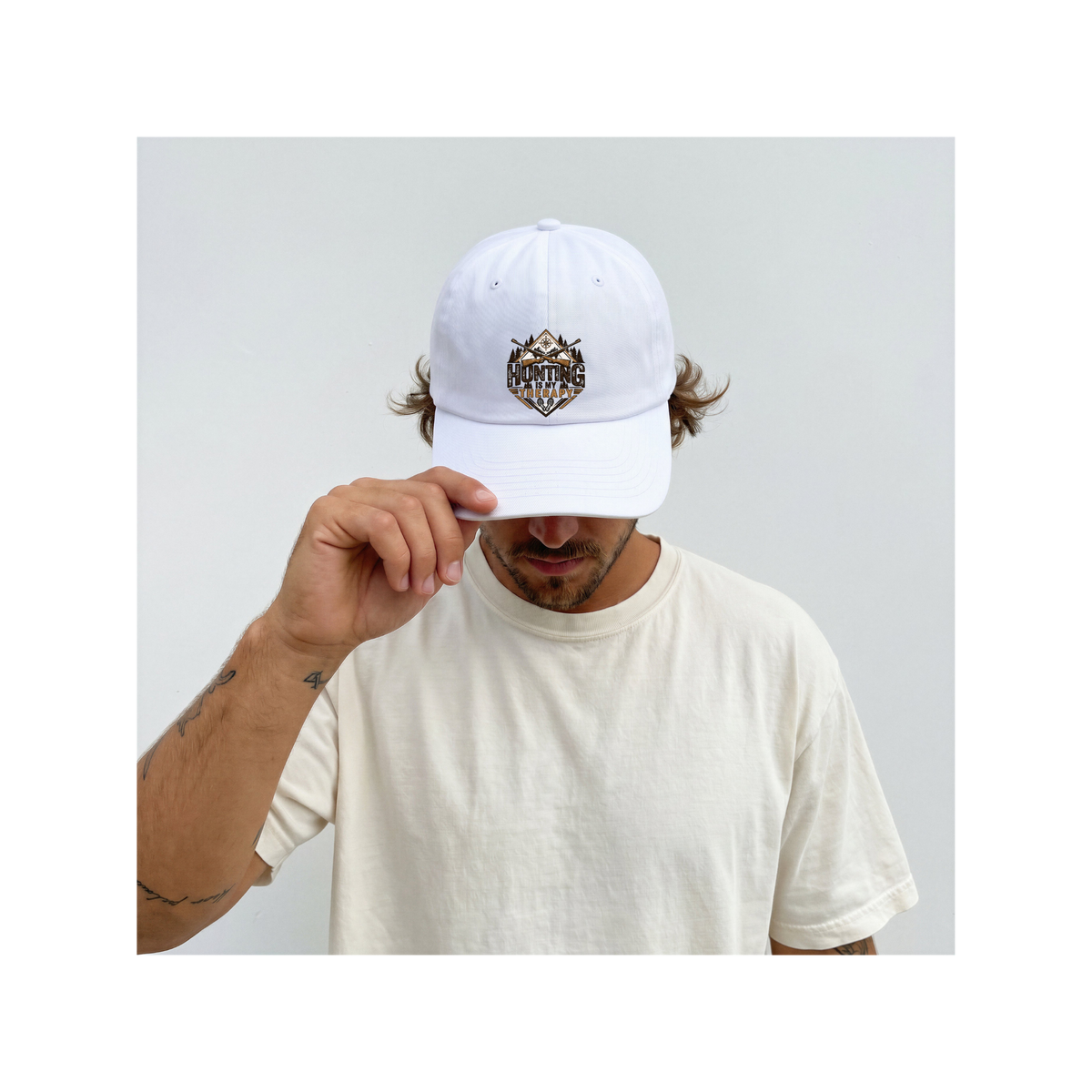 Hunting is My Therapy Outdoor Hunting Graphic Classic Dad Cap