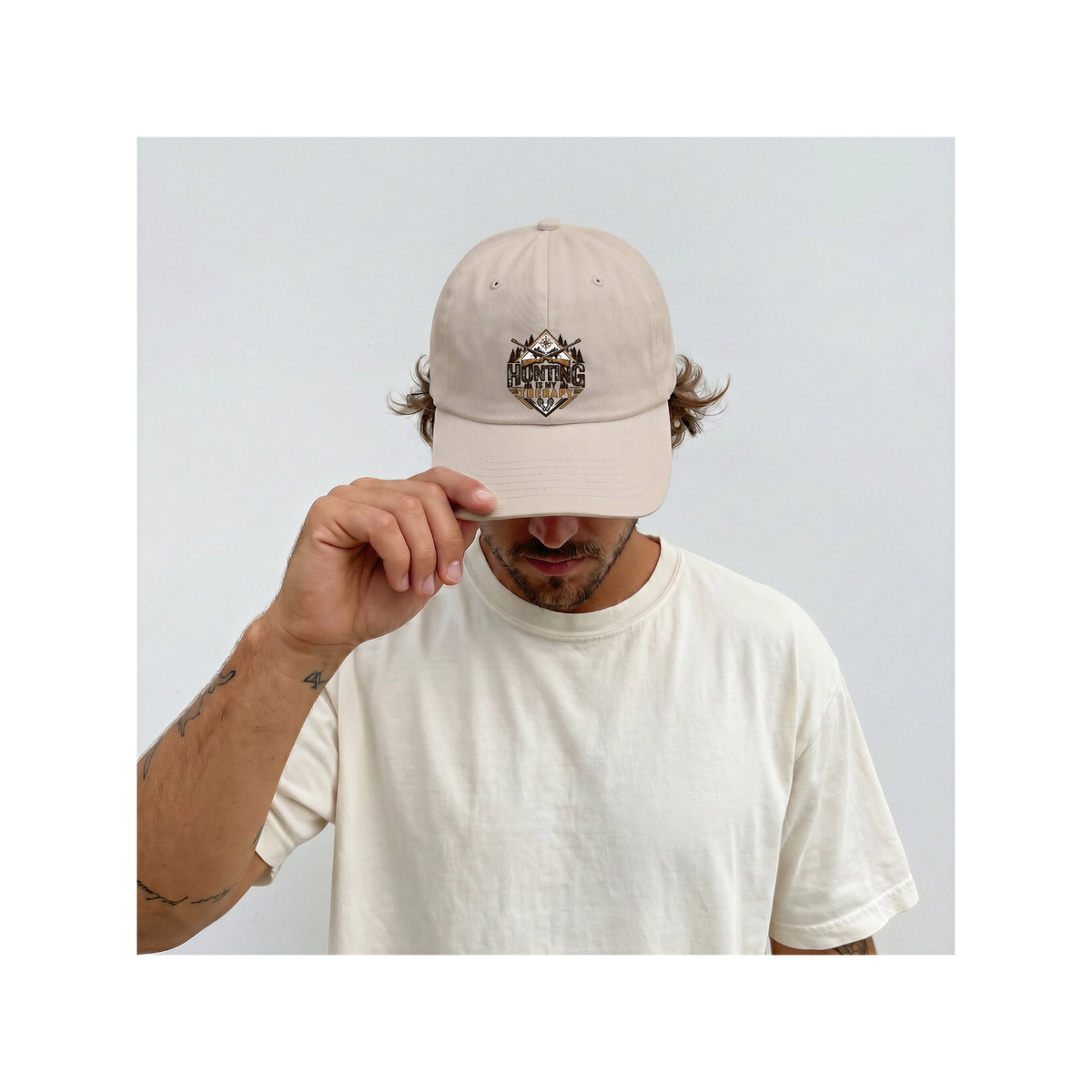 Hunting is My Therapy Outdoor Hunting Graphic Classic Dad Cap