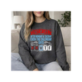 Fact of Life: After Monday & Tuesday Calendar Funny Sarcastic Crewneck Sweatshirt (Colorful Letters)