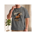 Born to Run Free – Wild Horse Freedom Graphic Heavy Cotton Boxy T-Shirt