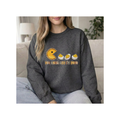 You Know Why I'm Here – Funny Pumpkin Pie & Deviled Eggs Thanksgiving Crewneck Sweatshirt