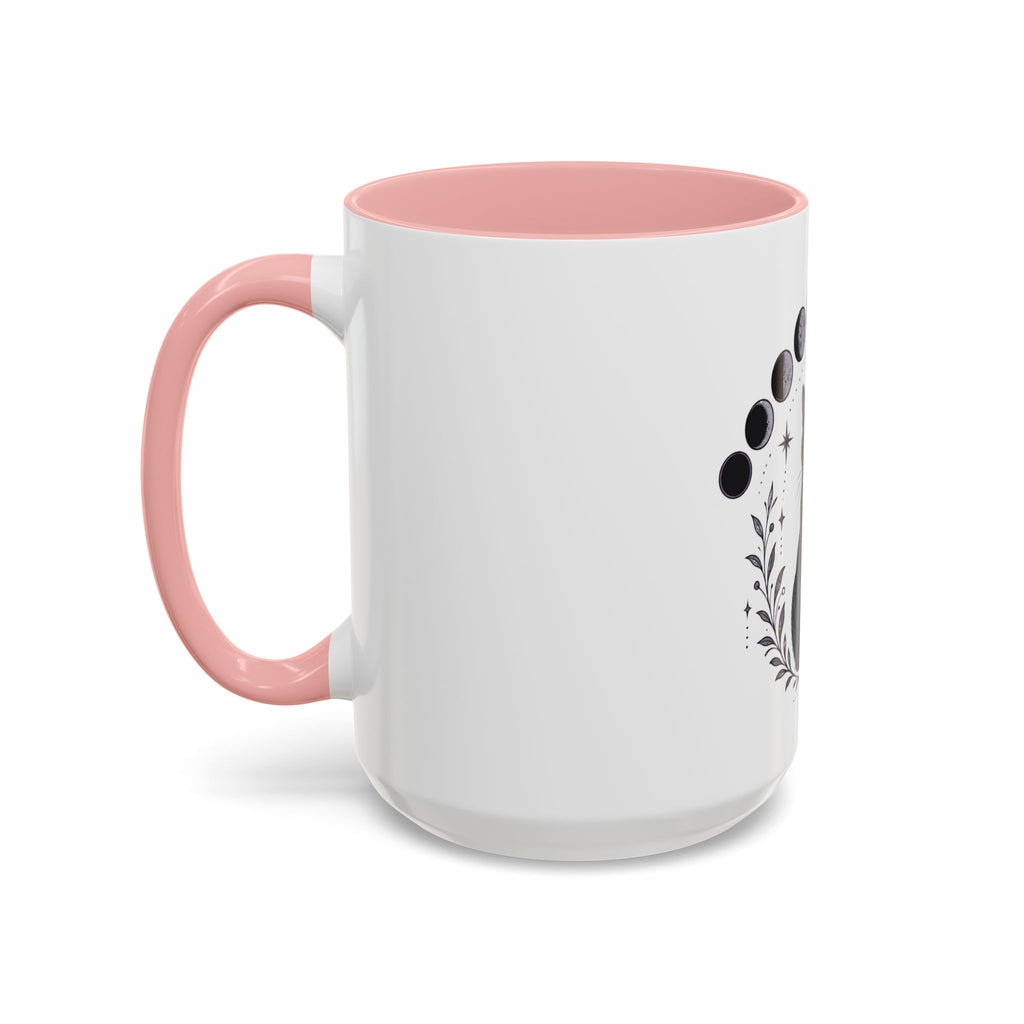 Black Cat Moon Phases Coffee Mug (11 oz /15 oz)