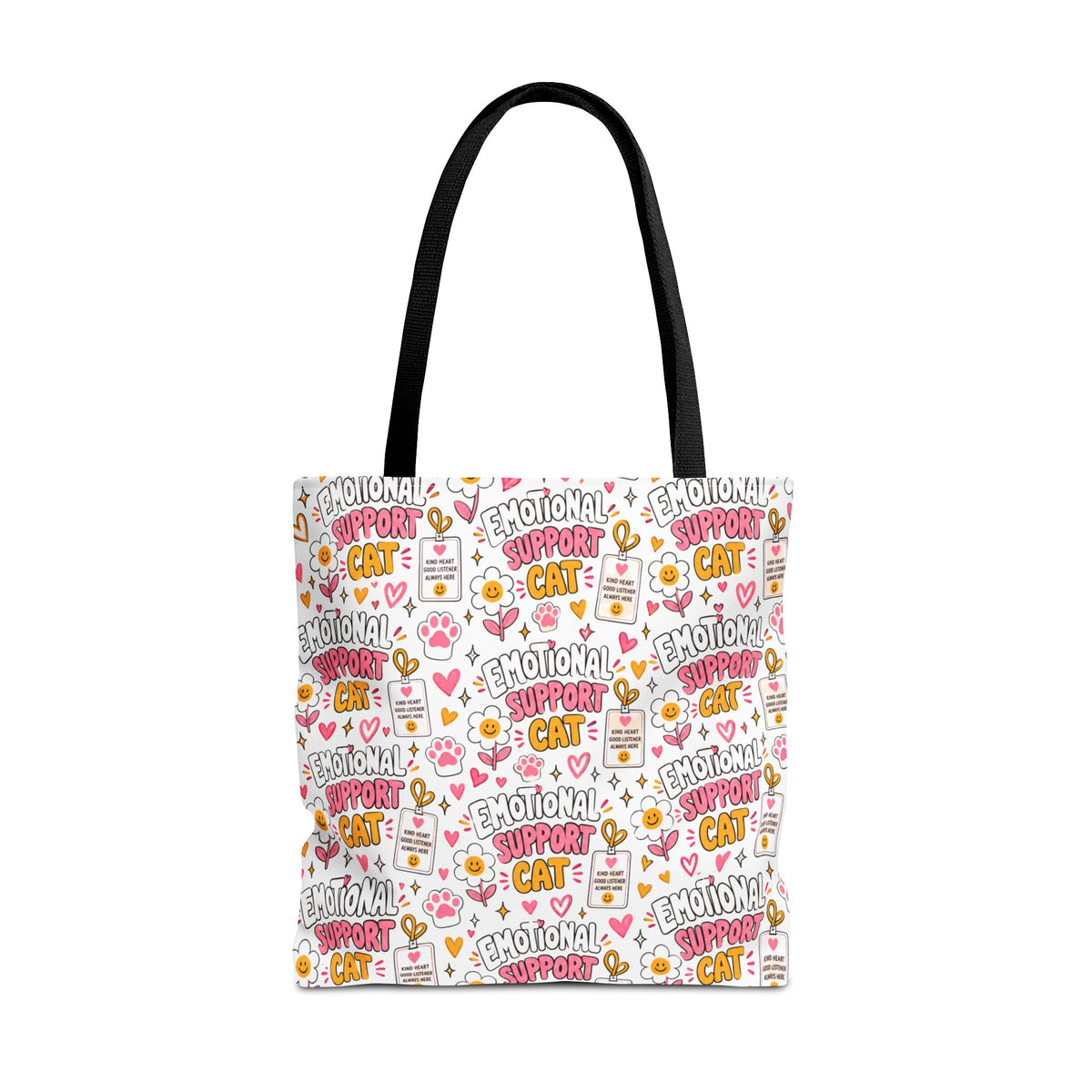 Emotional Support Cat All Over Print Tote Bag