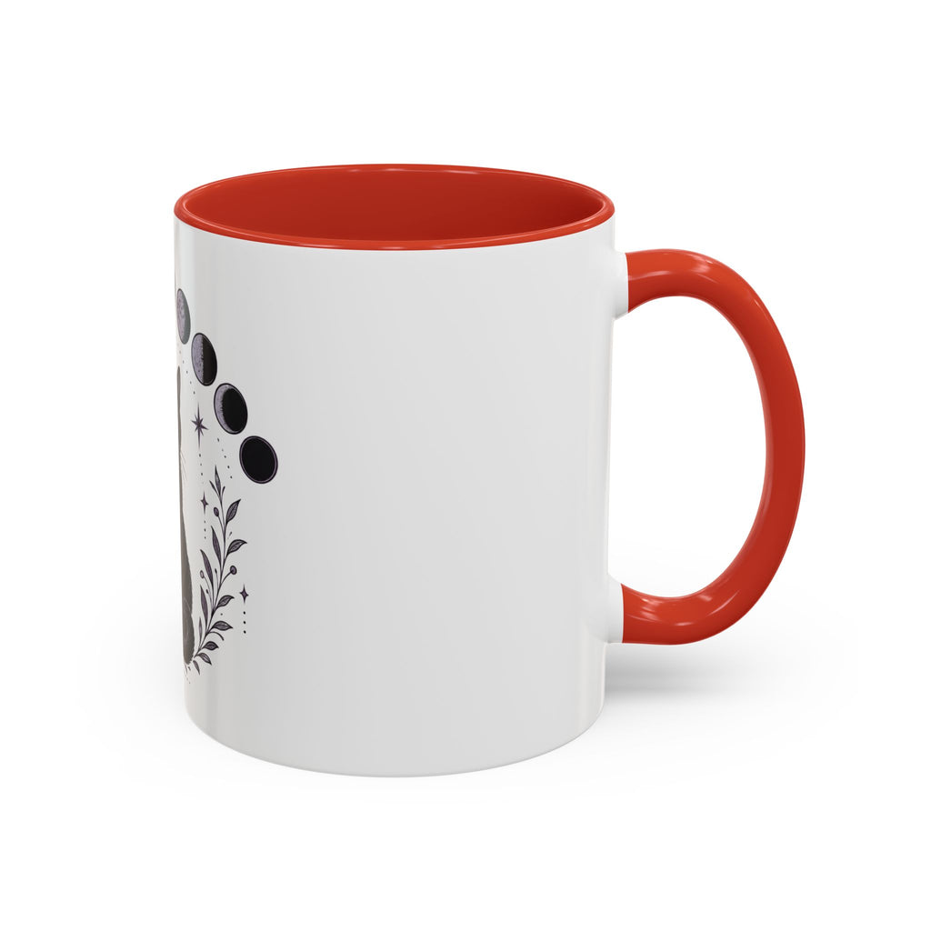 Black Cat Moon Phases Coffee Mug (11 oz /15 oz)