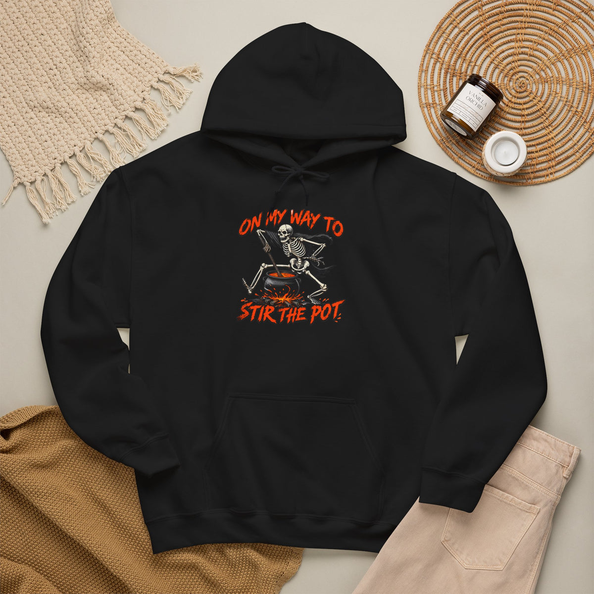 Halloween Skeleton 'Stir the Pot' Hoodie