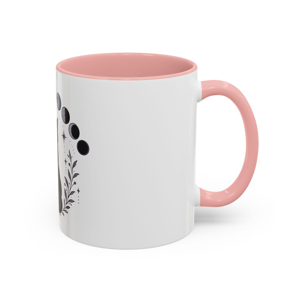Black Cat Moon Phases Coffee Mug (11 oz /15 oz)