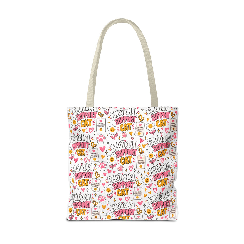Emotional Support Cat All Over Print Tote Bag