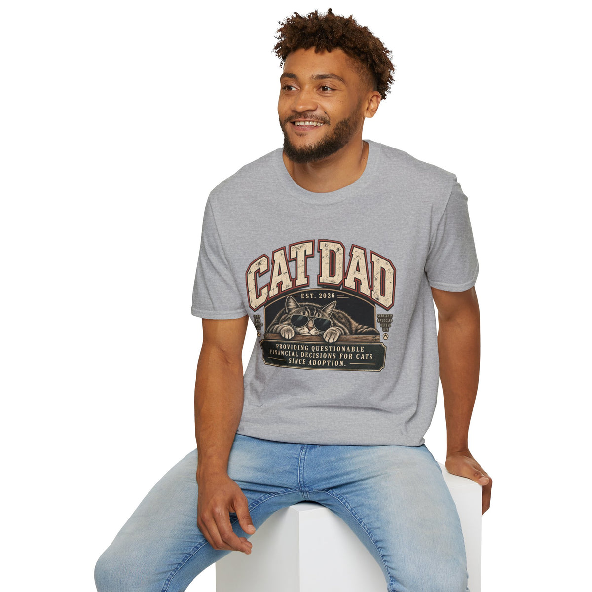 Cat Dad Since 2026 T-Shirt