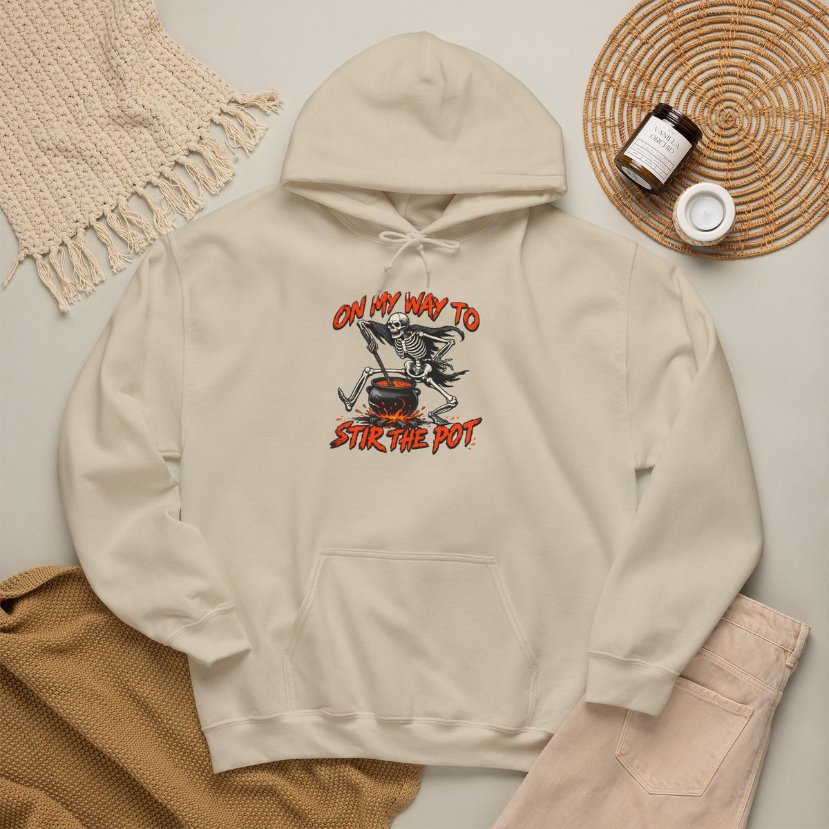 Halloween Skeleton 'Stir the Pot' Hoodie