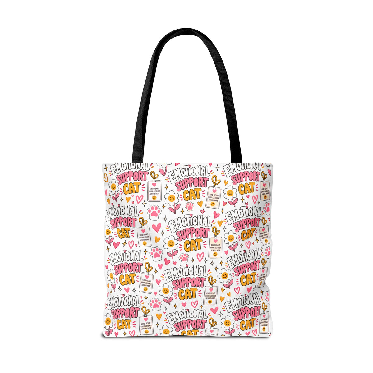 Emotional Support Cat All Over Print Tote Bag