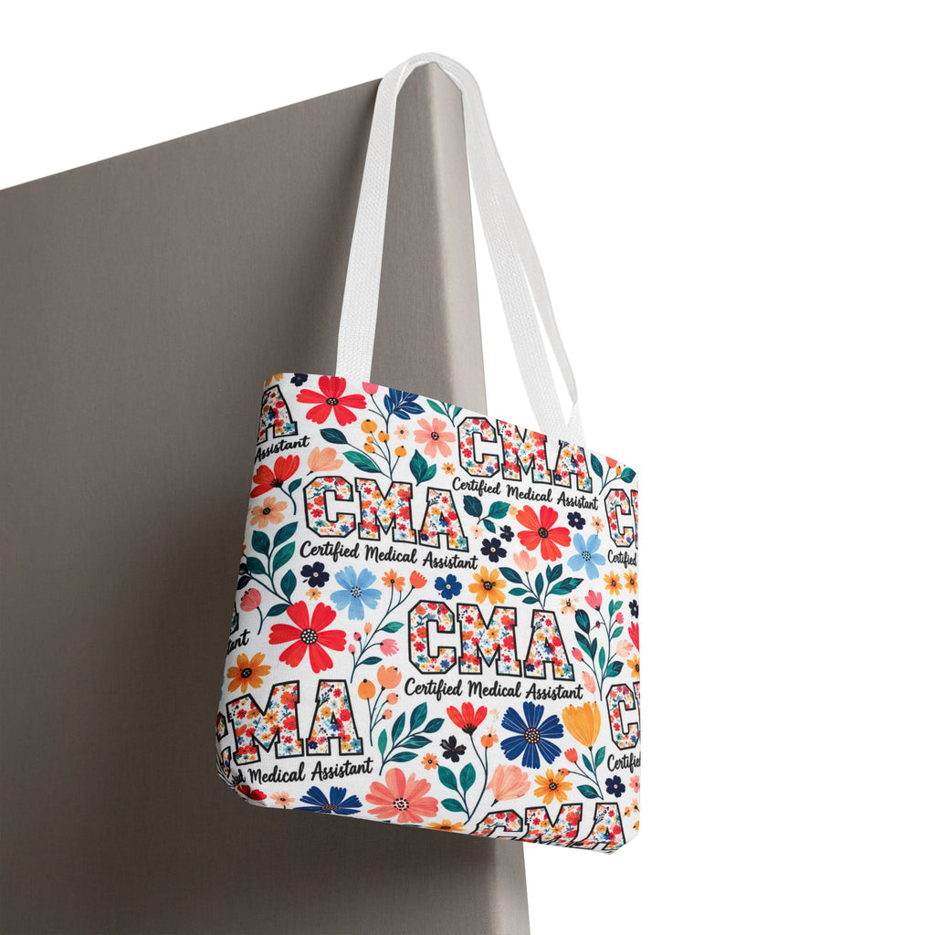 CMA Floral  — Certified Medical Assistant All Over Print Tote Bag