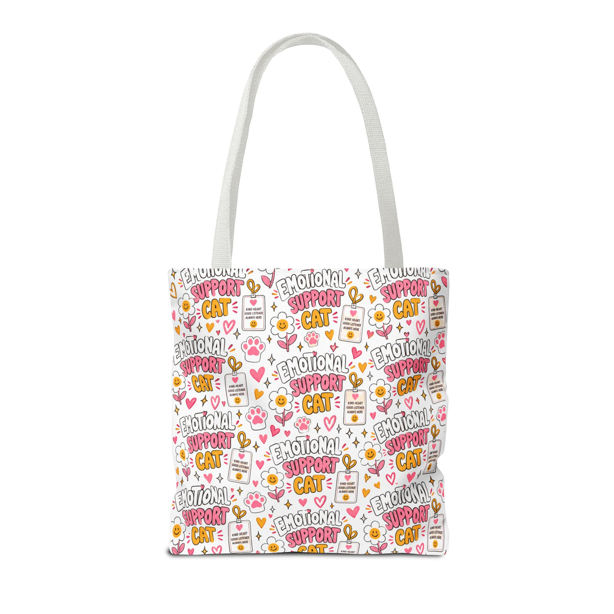 Emotional Support Cat All Over Print Tote Bag