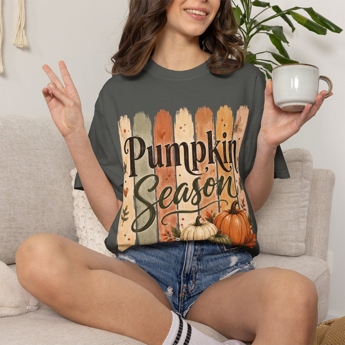 Pumpkin Season Fall Harvest T-Shirt (Comfort Colors)