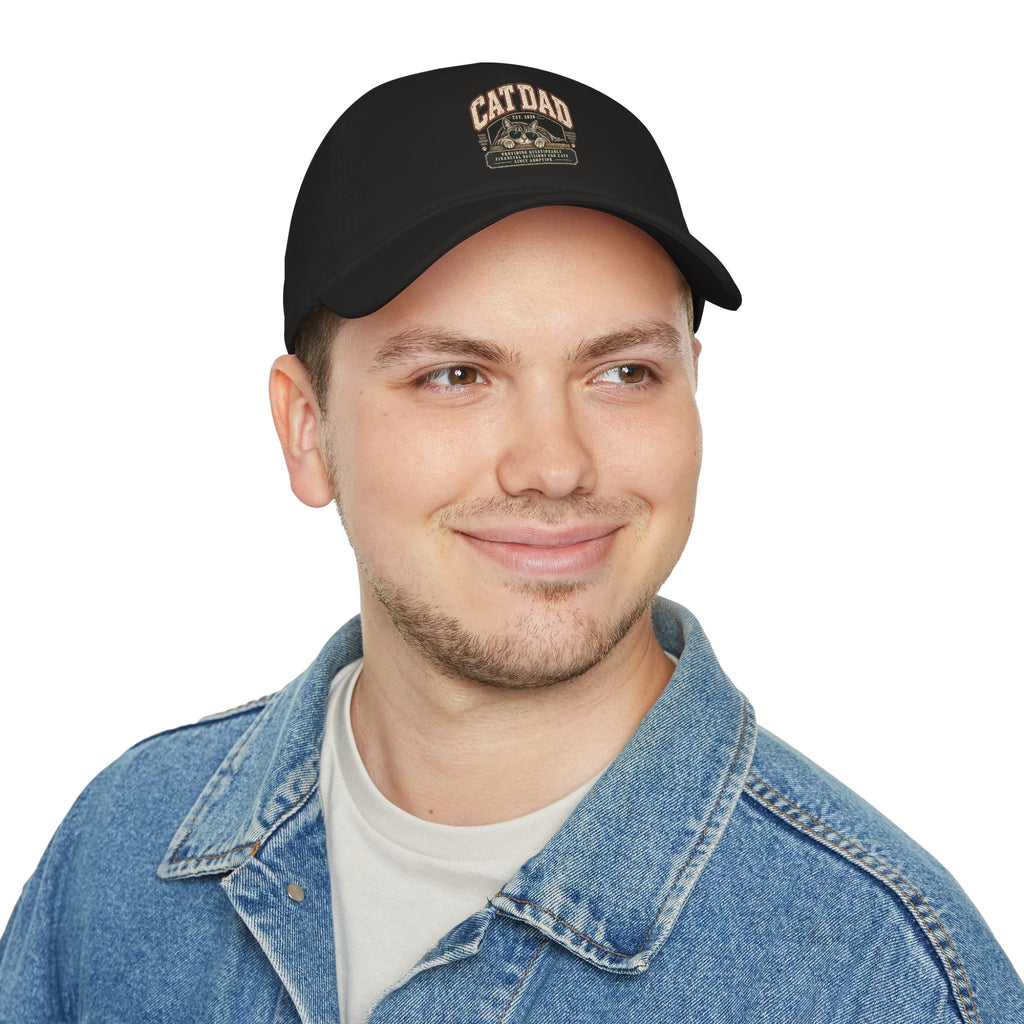 Cat Dad Since 2026 Low Pofile Baseball Cap