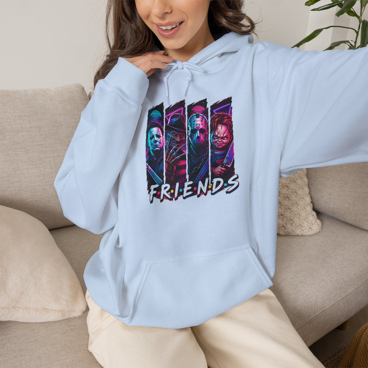 Horror Icons "Friends" Hoodie