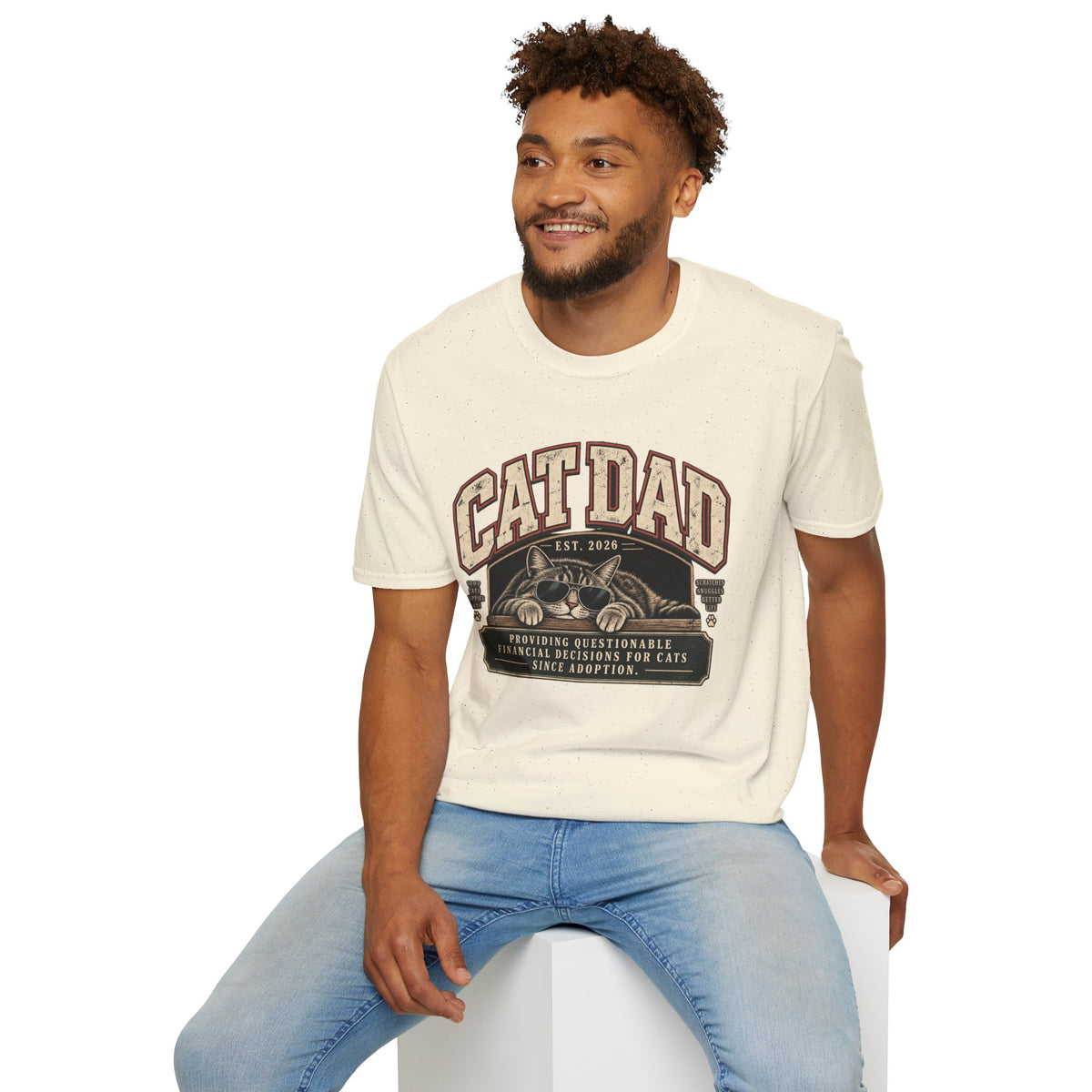 Cat Dad Since 2026 T-Shirt