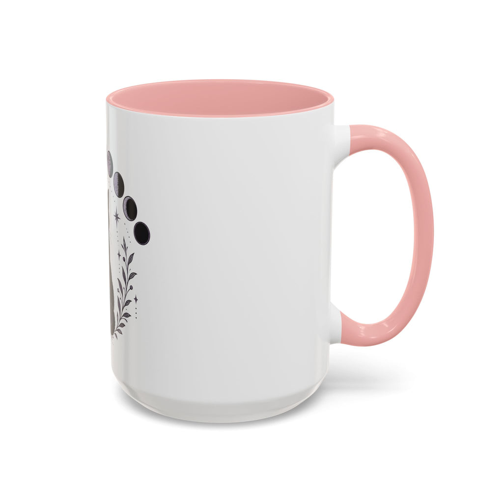 Black Cat Moon Phases Coffee Mug (11 oz /15 oz)