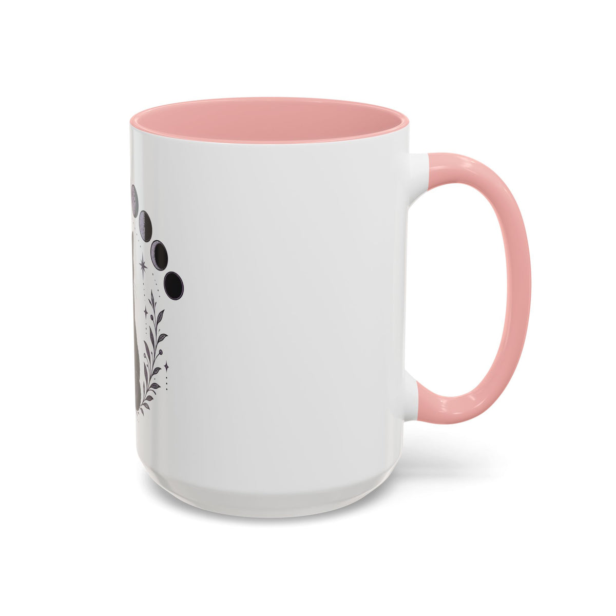Black Cat Moon Phases Coffee Mug (11 oz /15 oz)