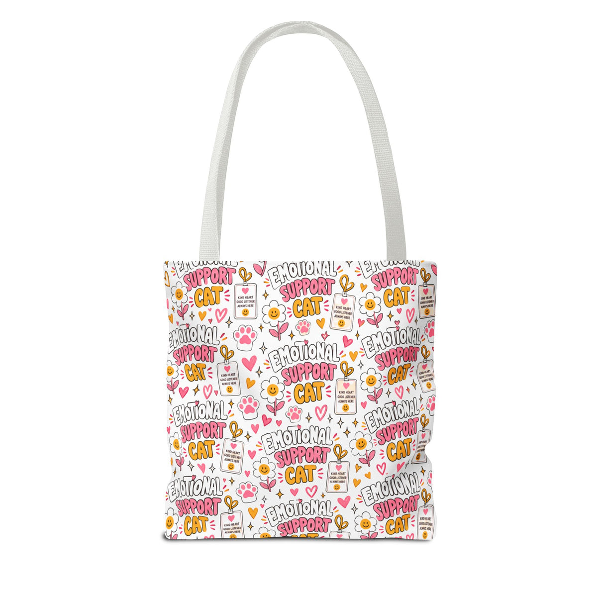 Emotional Support Cat All Over Print Tote Bag
