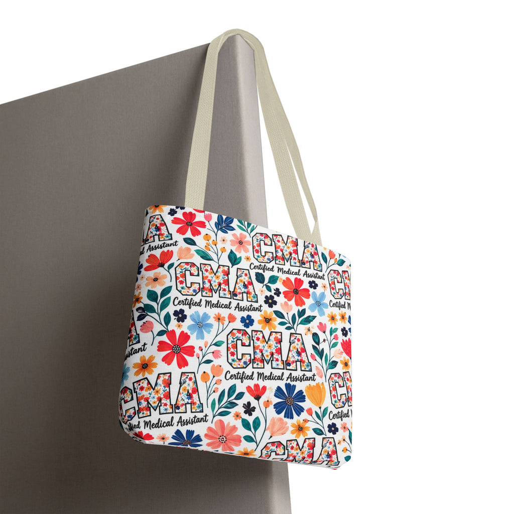 CMA Floral  — Certified Medical Assistant All Over Print Tote Bag