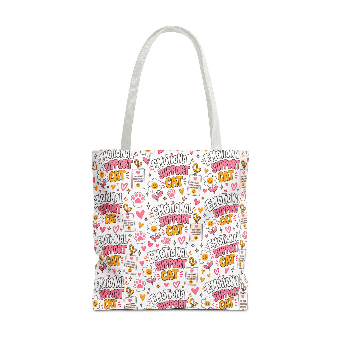 Emotional Support Cat All Over Print Tote Bag