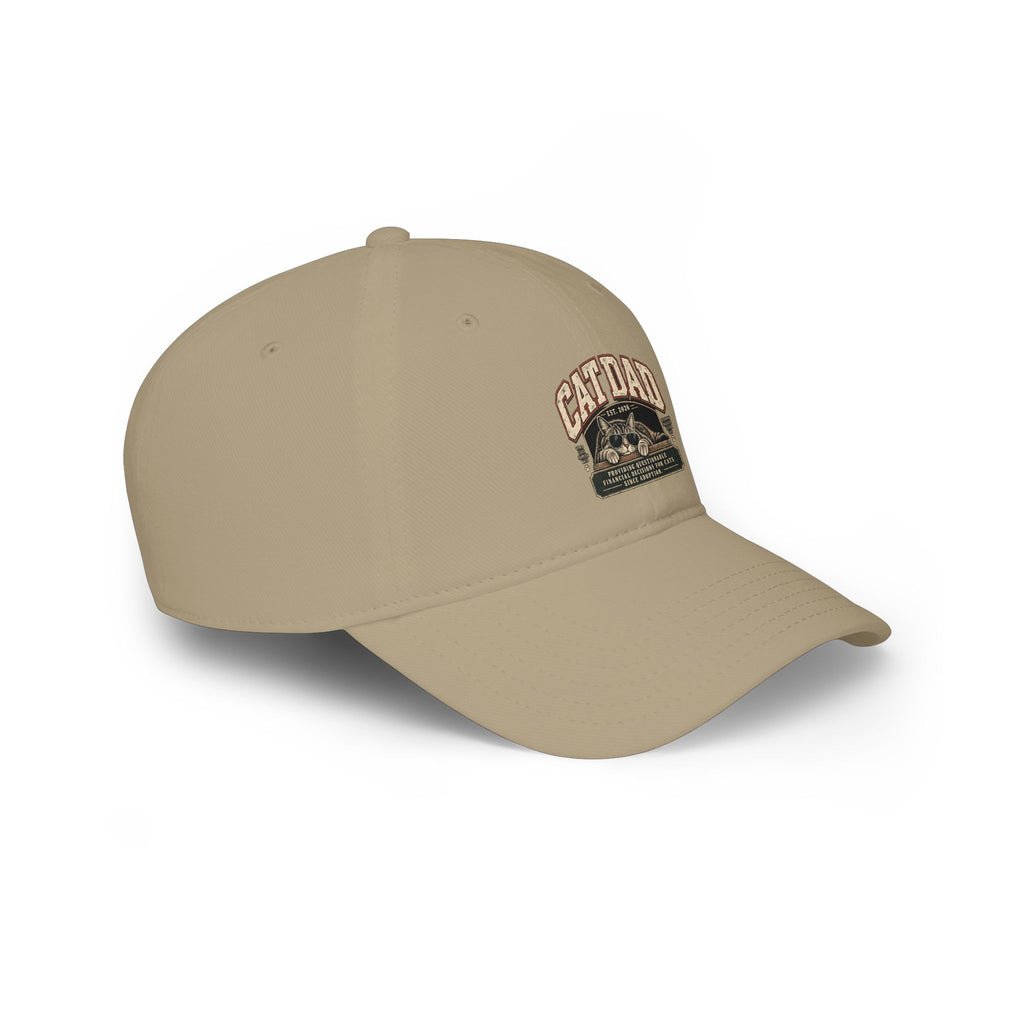 Cat Dad Since 2026 Low Pofile Baseball Cap