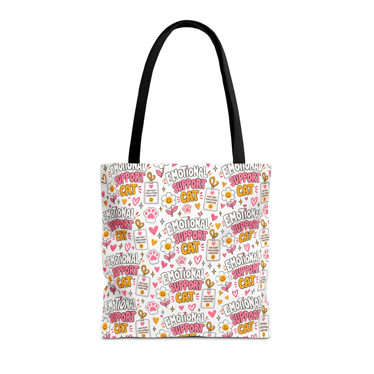 Emotional Support Cat All Over Print Tote Bag