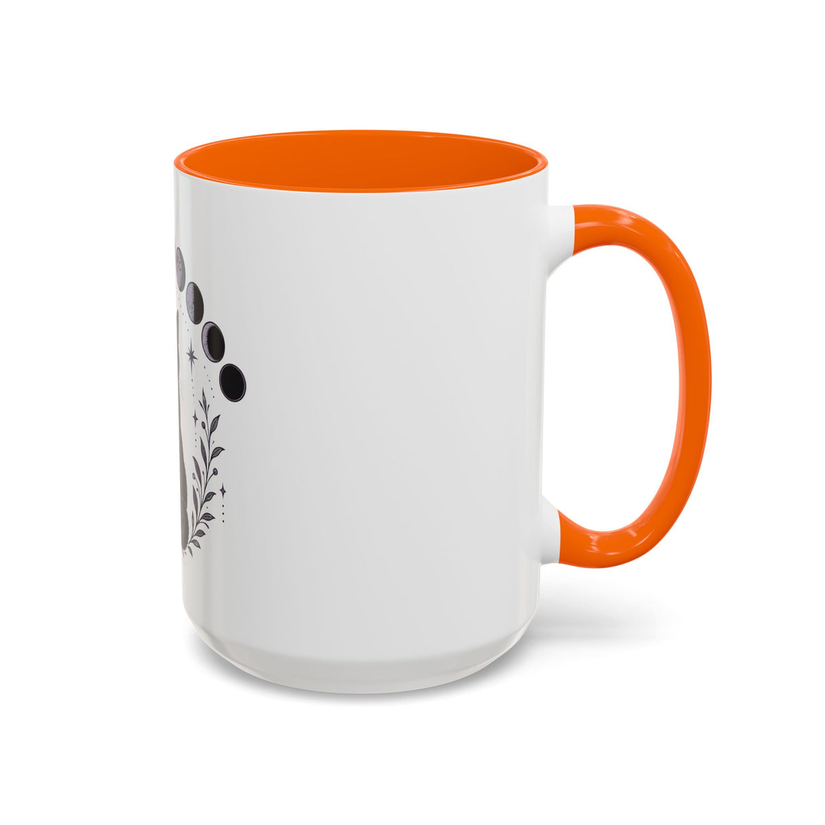 Black Cat Moon Phases Coffee Mug (11 oz /15 oz)