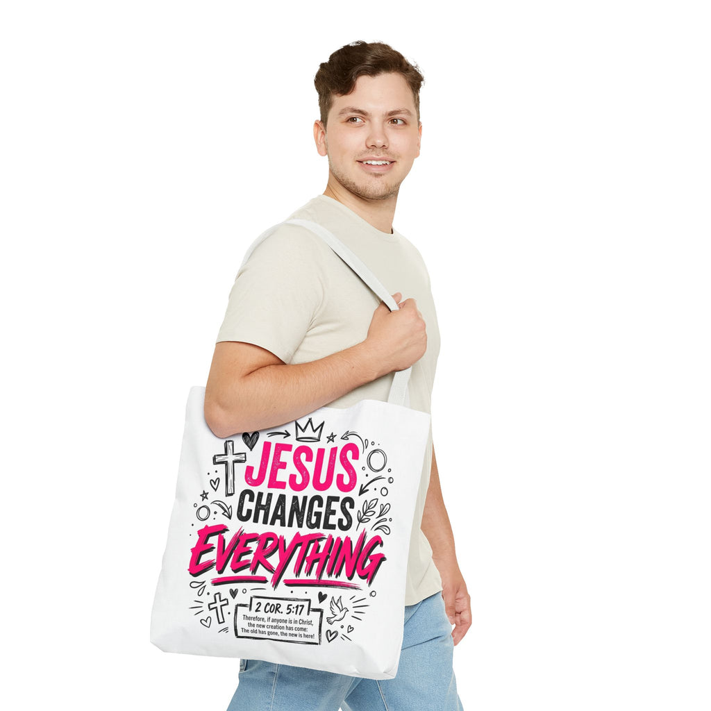 Jesus Changes Everything Christian Tote bag