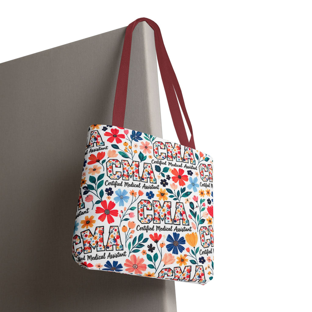 CMA Floral  — Certified Medical Assistant All Over Print Tote Bag
